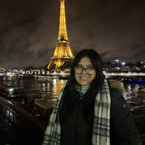 First time seeing the Eiffel Tower!