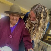 Volunteering with the elderly