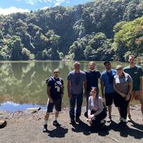 Hiking with Host Family