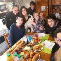 My host family and their extended family were all very welcoming.