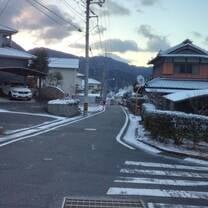 Snowy day, Hiroshima, Japan