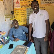 Alex and Alphonse, co-founders of Amatsiko School