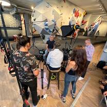On site shooting with IKEA Spain’s CEO.