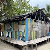 The dive gear storage shed and set up area