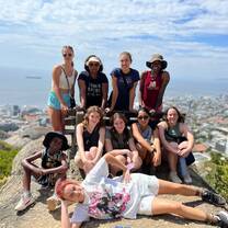 Hiking with friend sin Cape Town