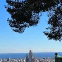 The beauty of Barcelona from Parc Guell