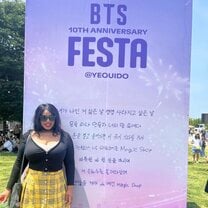 At BTS Festa! It was amazing! And RM came!