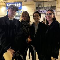 Coworkers and I at bar after inauguration 