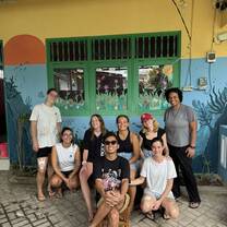 Once we had finished to paint the kindergarten wall