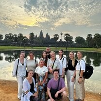Sunrise over Angkor Wat ☀️