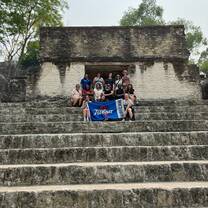Group photo at Cahal Pech 