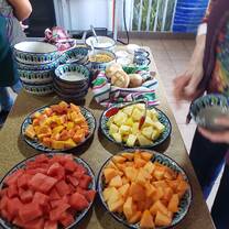 The food was amazing!