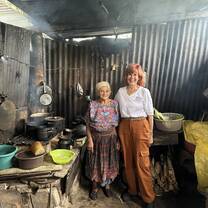 Visiting the home of a beautiful Mayan woman