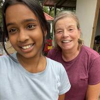 English tutoring with village children