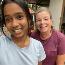 English tutoring with village children