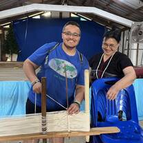 Weaving with the Local Women