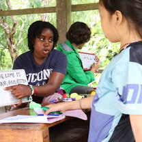 Teaching English in the local school
