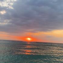 The sunset at gili t