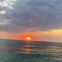 The sunset at gili t