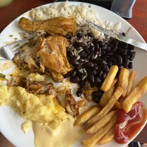 This was one of the meals we had for lunch at a restaurant. 