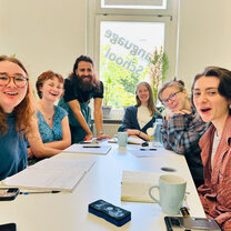 German class with friends