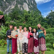 Dressed for the ceremony