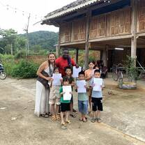 My primary school kids in Phan Quan, a northern village of Vietnam 