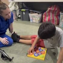 Me working with a client :)