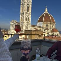 Rooftop bar overlooking the Duomo