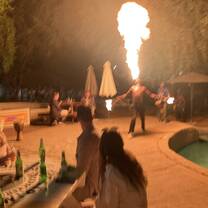 Night life in Victoria Falls - he must have eaten some spicy food!!!