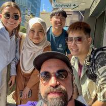 Volunteers from Enage in Palestine 
