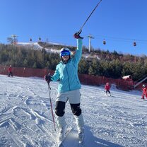 Skiing in Chongli