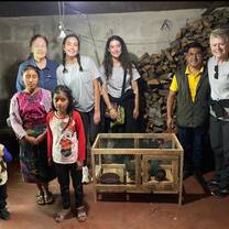 Building and delivering Chicken coops and chickens to families