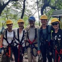 Zip line was a blast!