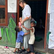 Kids from the school