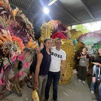 Roberto, the designer who designs elaborate outfits for the famous, "Carnival de Las Tablas"!!