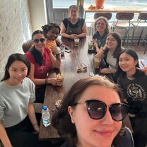 We had coffee after breakfast 