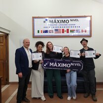 My cohort flashing their certs.  