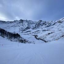 Beautiful mountains and team building