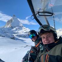 Myself and hugo by the Matterhorn