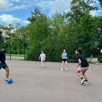 Football at the park