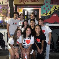 Me and my program mates