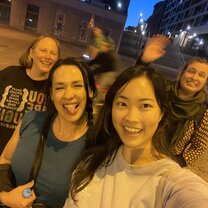 With the lovely friends that I made here