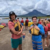leif and i before kayaking