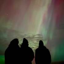 Aurora Australis at Tunnel Beach