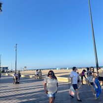 At the Malvarosa Beach, Valencia