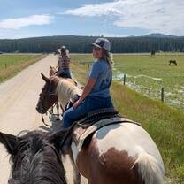 Me horseback riding 