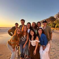 An amazing Cape Town sunset with my friends in the VAC program