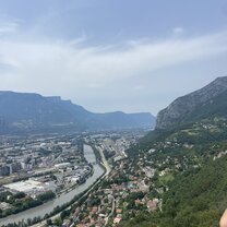 View of Grenoble from the Bastille