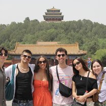 CET Students visiting the Forbidden City 